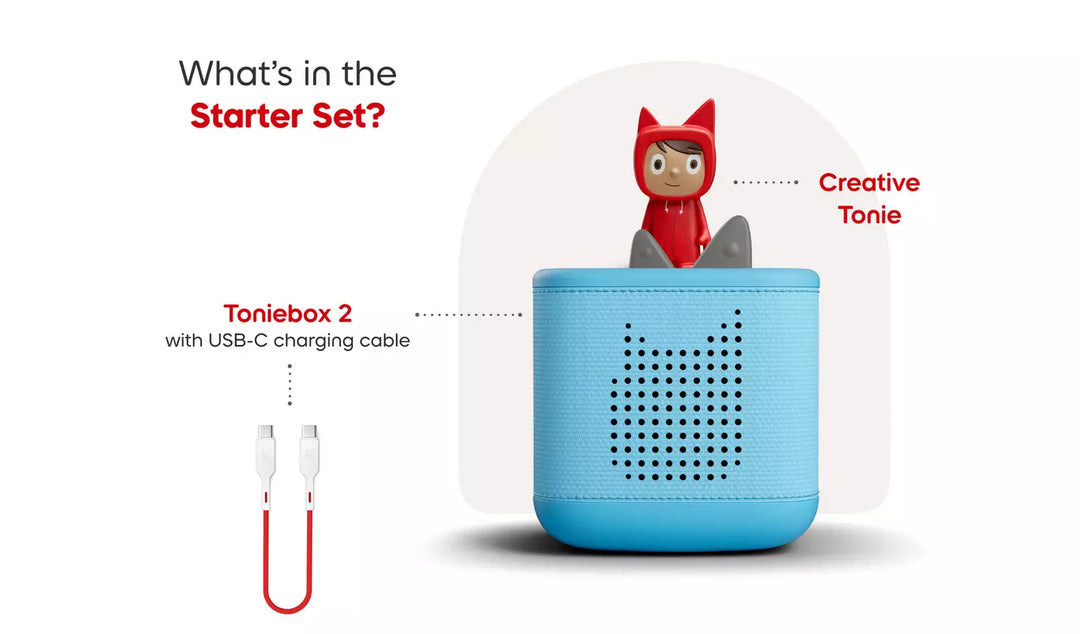 Shop For Toniebox 2 Sky Blue Starter Set With Creative Tonie Rubie