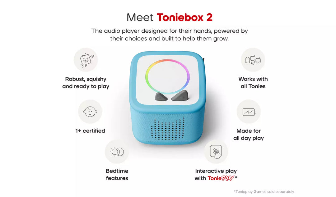 Shop For Toniebox 2 Sky Blue Starter Set With Creative Tonie Rubie