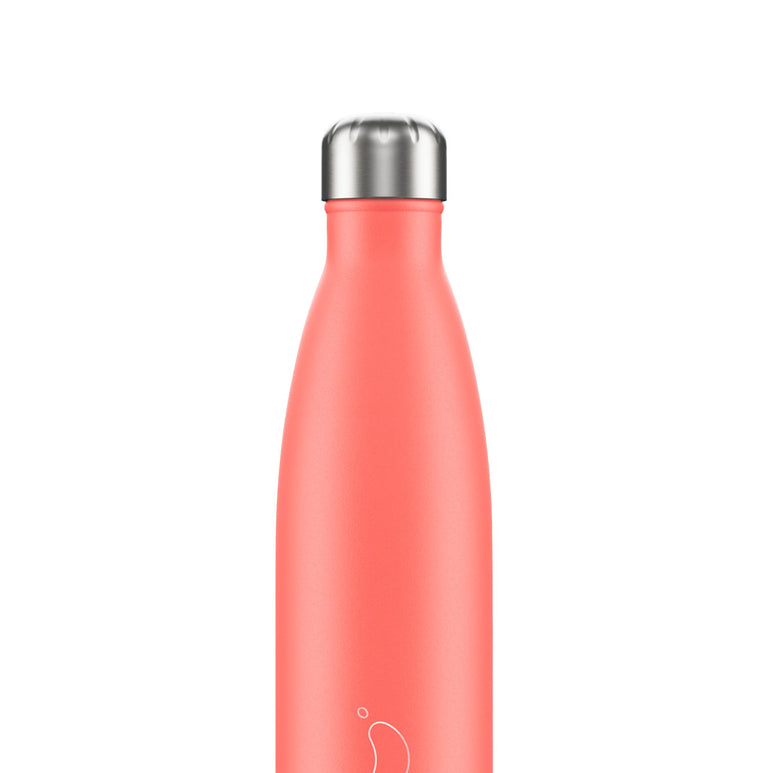 Chilly's Pastel Water Bottle Coral