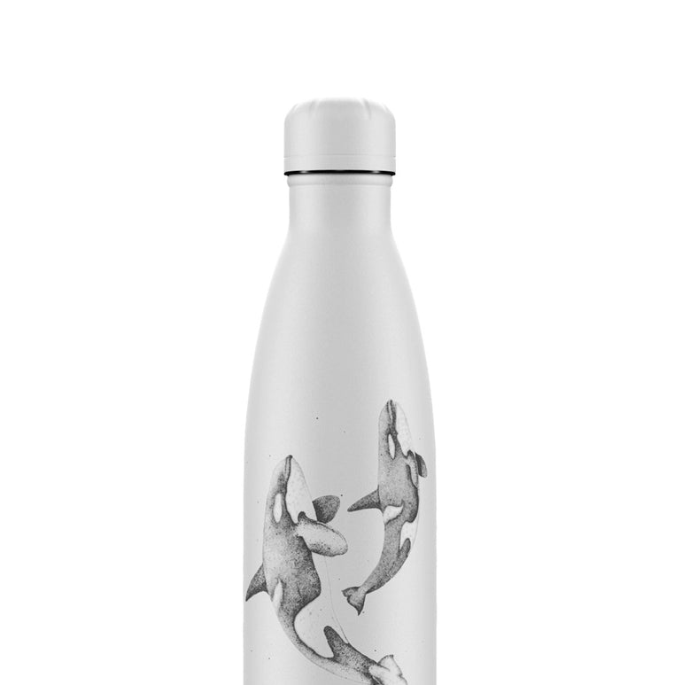 Chilly's Sealife Water Bottle Orca